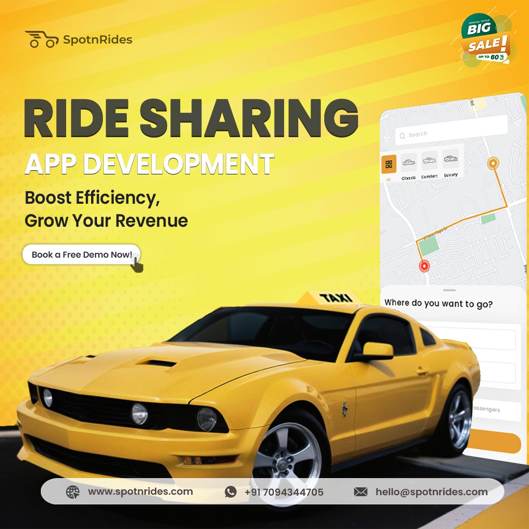 Taxi App Development Solutions for Modern Entrepreneurs – SpotnRides!